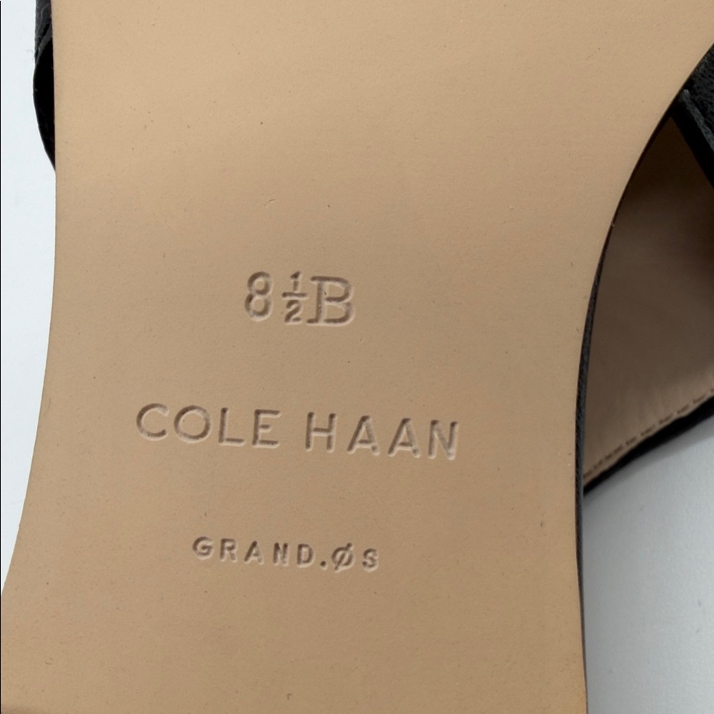 Cole Haan Black Slingback Flats NEOT - Picture 6 of 7